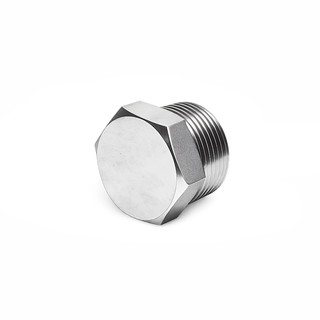 6yt6 Tapa Tornillo Inox 304 Forjado A182 3000lbs NPT - Imagen 1