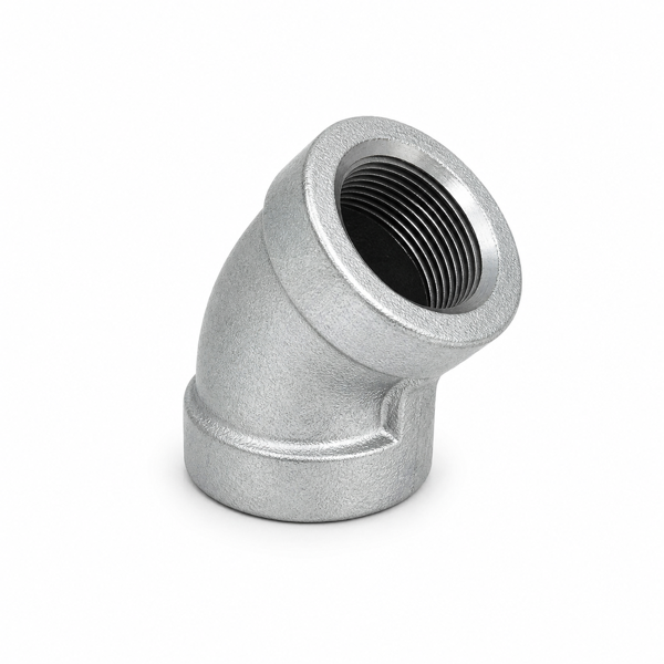 codo_45_resized Codo 45° A197 Galvanizado 300lbs NPT - Imagen 1