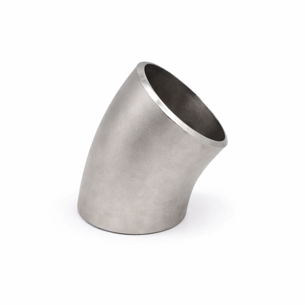 w21 Curva 45° RL Inox 316L A403 Butt Weld SCH40 - Imagen 1
